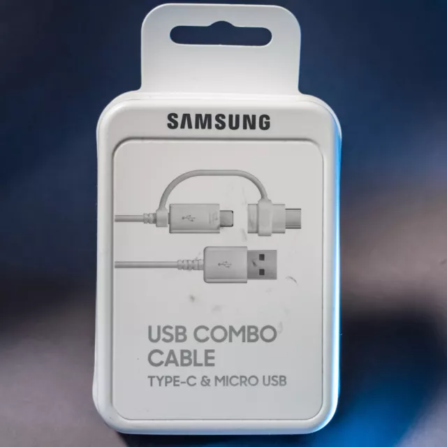 Original Samsung 2 in 1 USB Combo Datenkabel USB-C & Micro-USB - wie neu
