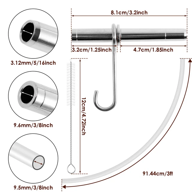 MAPLE SYRUP TAPPING Kit Stainless Steel Maple Tree Taps Spiles Easy to