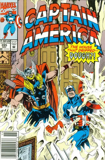 Captain America (1st Series) #395 (Newsstand) VF/NM; Marvel | Thor - we combine