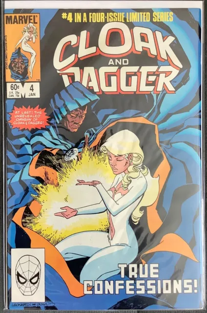 Cloak and Dagger Limited Series #4 (1983, Marvel) VF+`