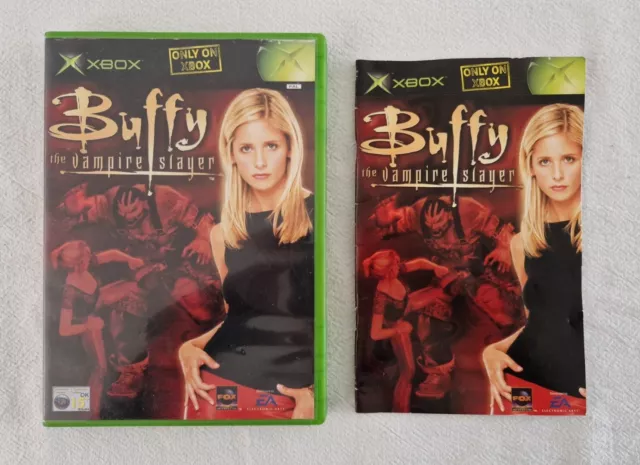 Buffy The Vampire Slayer Xbox Original Game Case Artwork Insert & Manual NO DISC