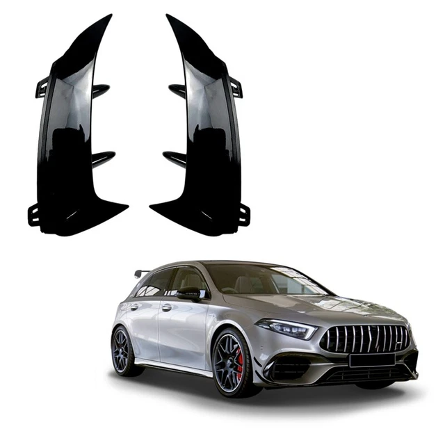 GläNzend Schwarz Heck StoßStange Splitter Spoiler Hinten Canard Luft EntlüF M9P1