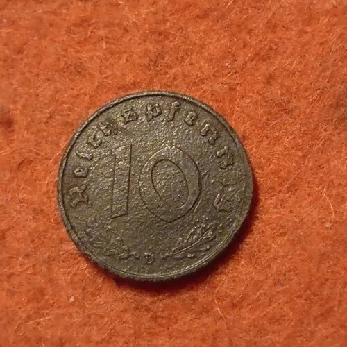 10 Pfennig 1943 D Drittes Reich