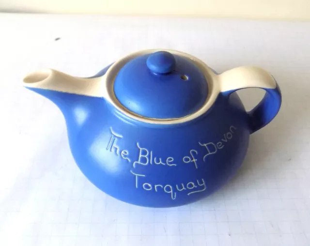 Vintage The Blue of Devon "Torquay"  Tea Pot