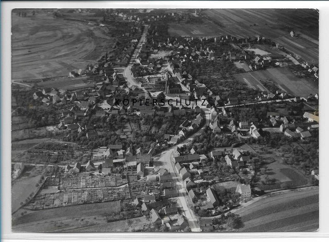 ZZ-2597/ Friedersdorf   Foto seltenes Luftbild  1939 18 x 13 cm