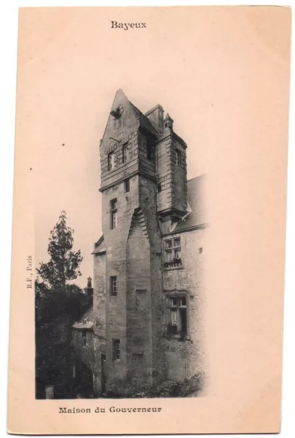 CPA 14 - BAYEUX (Calvados) - Maison du Gouverneur - Dos non divisé