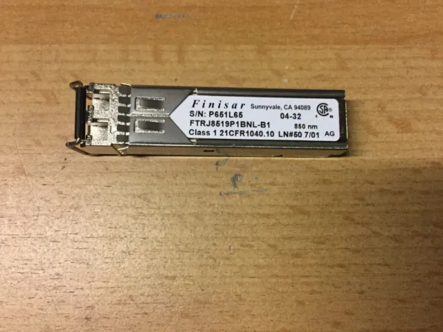 Finisar FTRJ8519P1BNL-B1 Módulo transceptor SFP de fibra óptica de 2...