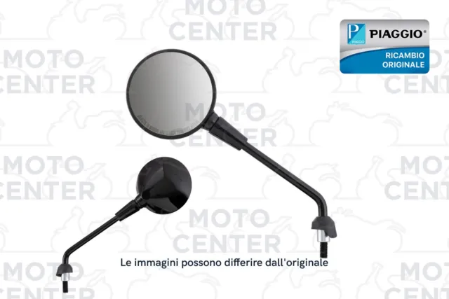 Specchio Sx. Nero Piaggio Vespa Gts Super Notte Hpe-Tech 4T/4V Ie Abs 300 2019-2