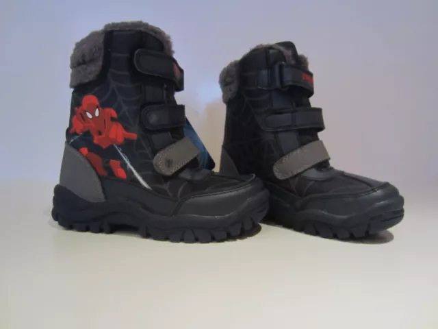 Marvel Spiderman Snowboots [ Gr. 24 / Uk 7 ] Jungen Winterstiefel Boots  Neu