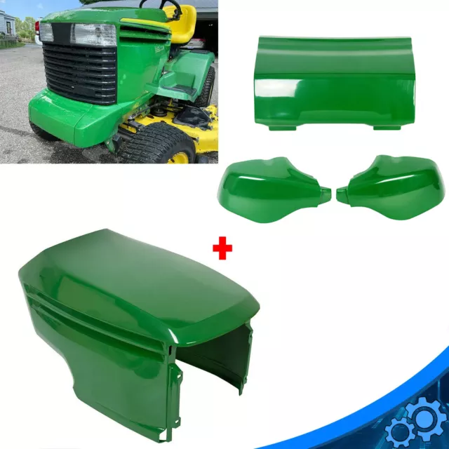 New Front Bumper and Lower Upper Hood Kit For John Deere 325 335 345 GX255 GX325