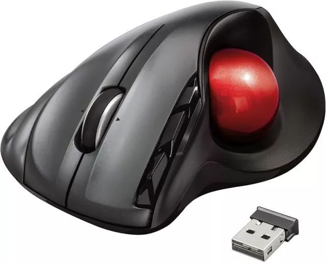 TRUST Wireless  / Wired Mouse Compact Optical Trackball PC Laptop Computer