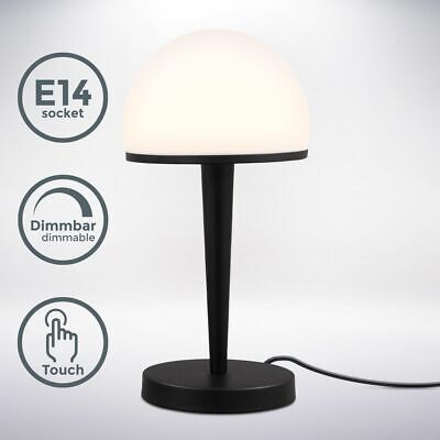 Lampe de table verre graduable par variateur tactile E14 lampe de chevet bureau