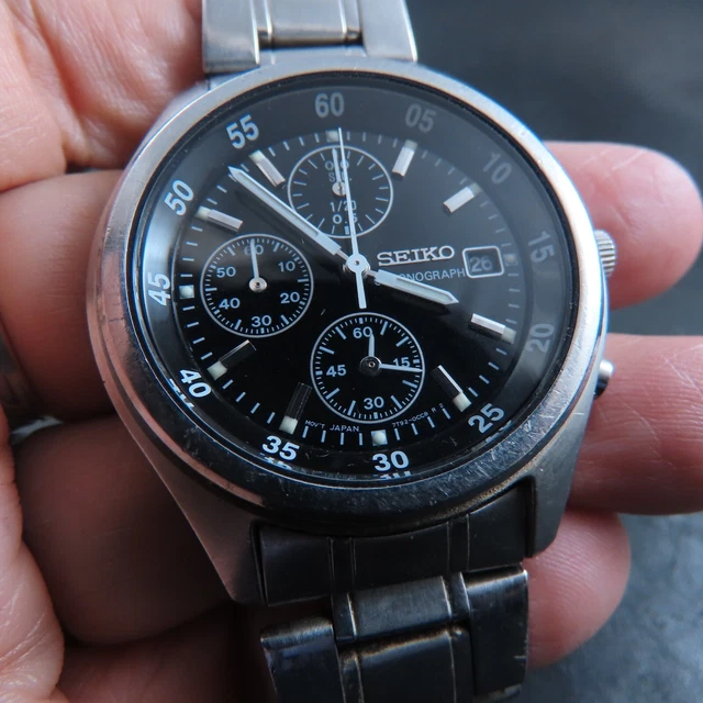 Seiko Chronograph 7T92 FOR SALE! - PicClick