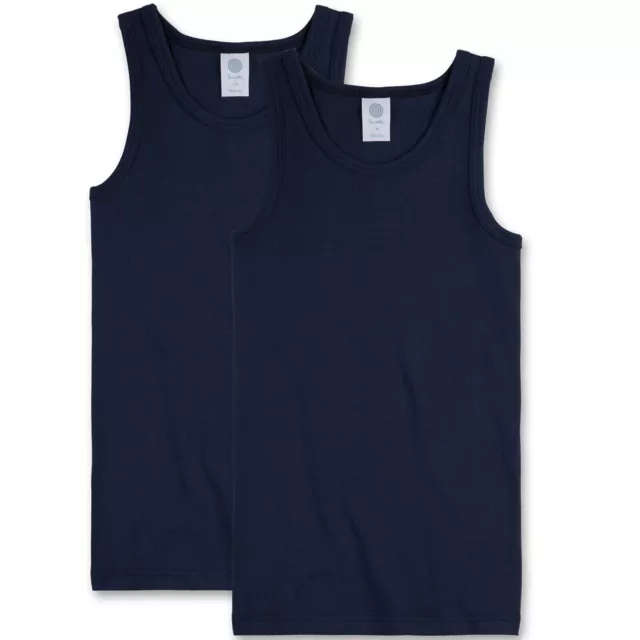 Sanetta Boy's Undershirt 2er Pack - Shirt Without Sleeves, Tank Top, Art Basic,
