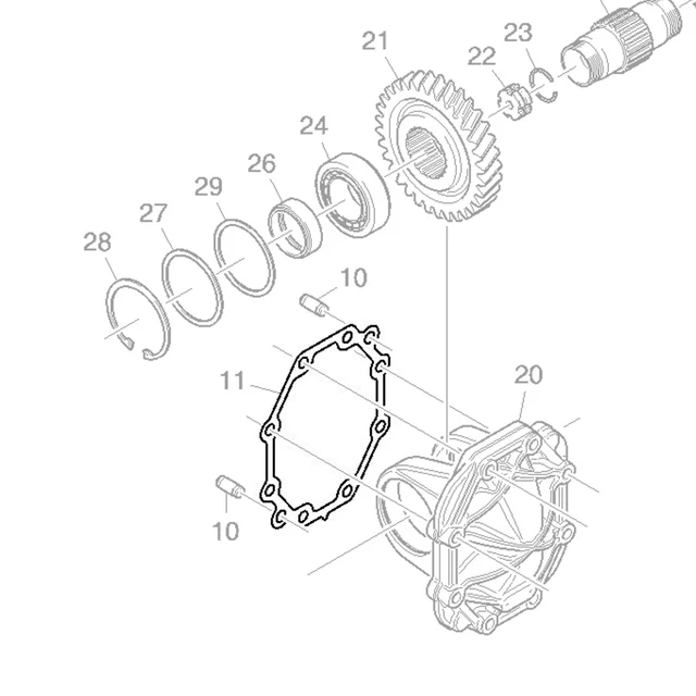 TRANSFER CASE POWER Take Off Gasket Seal Fits Scania Bus, P.g.r.t ...