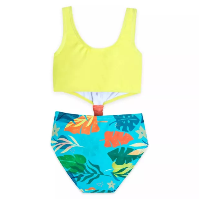 Girls Size 5/6 Disney Store Moana Swimsuit  For Girls Nwt