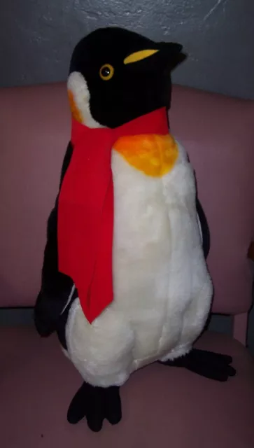 MELISSA DOUG Giant 24 Tall Plush Penguin Stuffed Animal Kids Toy Large EUR 37 89 PicClick FR