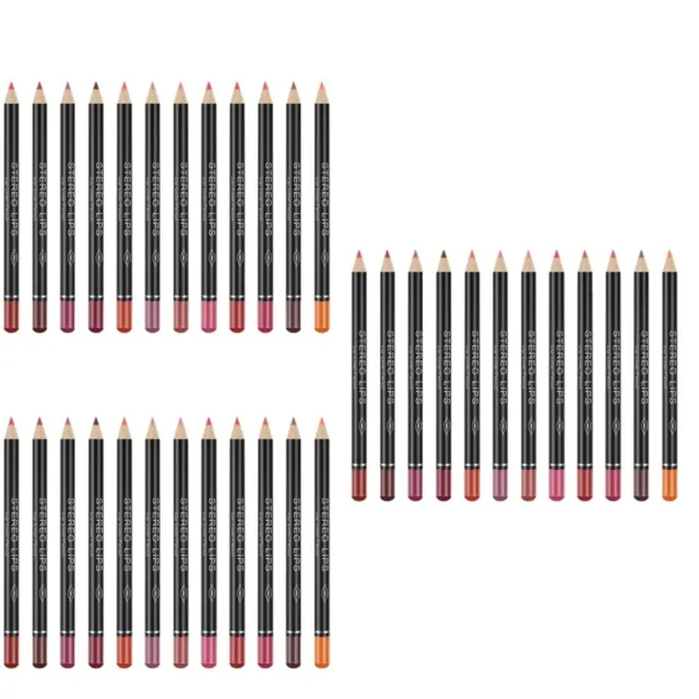 36 Pcs  Lip Liner Pencil Matte Lip Pencil Waterproof Lipstick Makeup Lip Pen