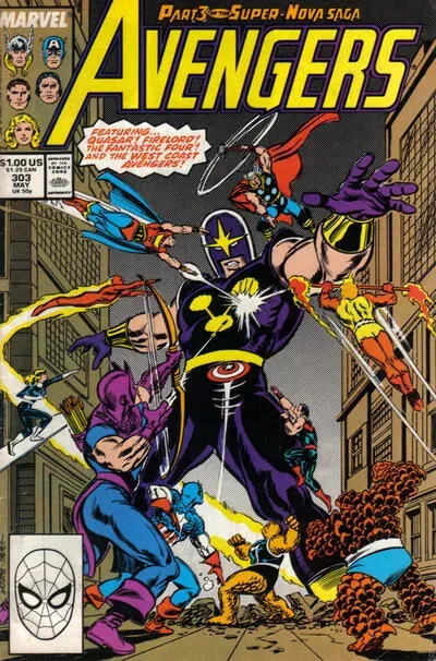 Avengers #303 9.0 (W) VF/NM Marvel Comics 1989 STOCK IMAGE
