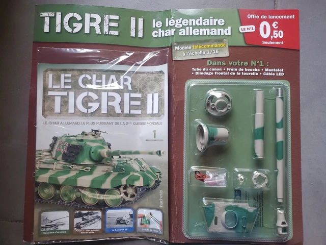 LE CHAR TIGRE II HACHETTE 1/16 N° 81 EUR 10,00 - FR