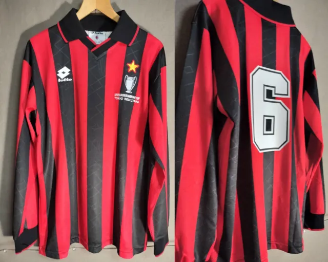 Baresi 6 AC MILAN M 1994 Intercontinental Cup Special Shirt Jersey Adidas Italy