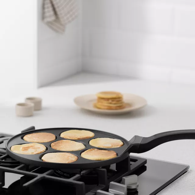 Sartén para tortitas de inducción y antiadherente 26.5 CM mini pancakes crepes