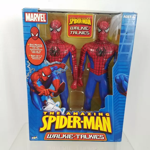 The Amazing Spider-Man Walkie Talkie Marvel 12" Figure MGA 2005 New Sealed