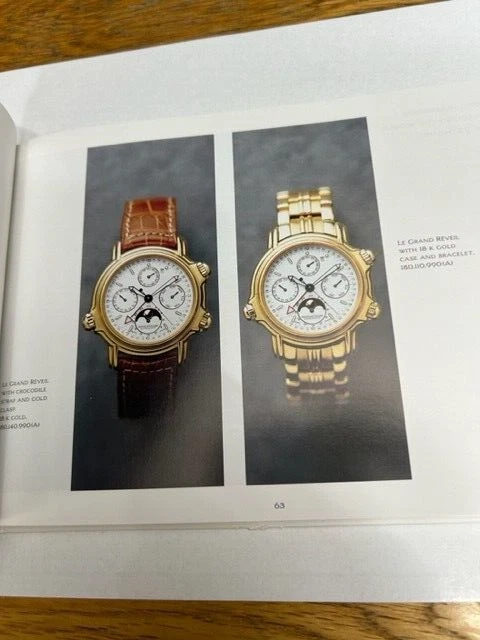 VINTAGE JAEGER LECOULTRE Watch Catalogue and Price List; 1991 £39.99 ...
