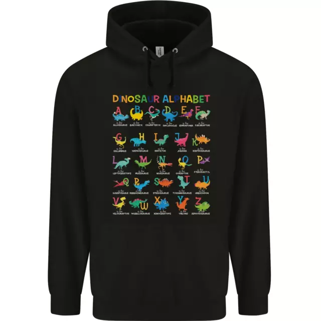 Dinosaur Alphabet T-Rex Funny Childrens Kids Hoodie