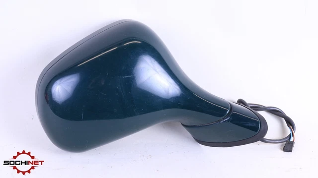96-02 BMW E36 Z3 Roadster Front Right Passenger Side Mirror Green OEM