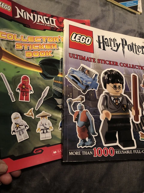 2 LEGO Books Harry Potter (ULTIMATE STICKER COLLECTION) Ninjago books