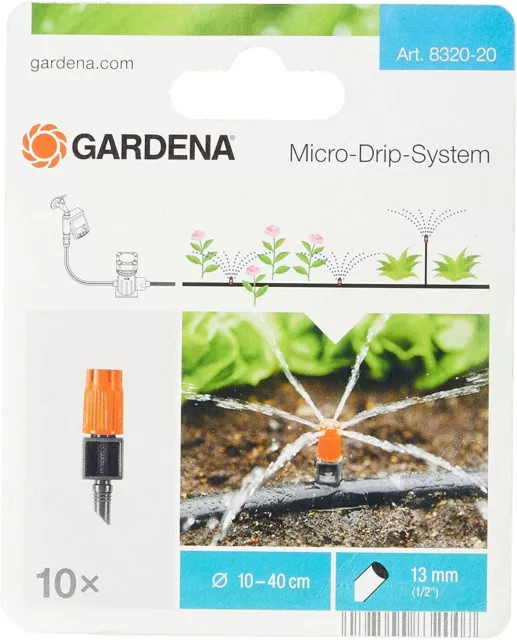 Gardena sistema micro drip start set irrigazione per filari di piante s 4,6 mm