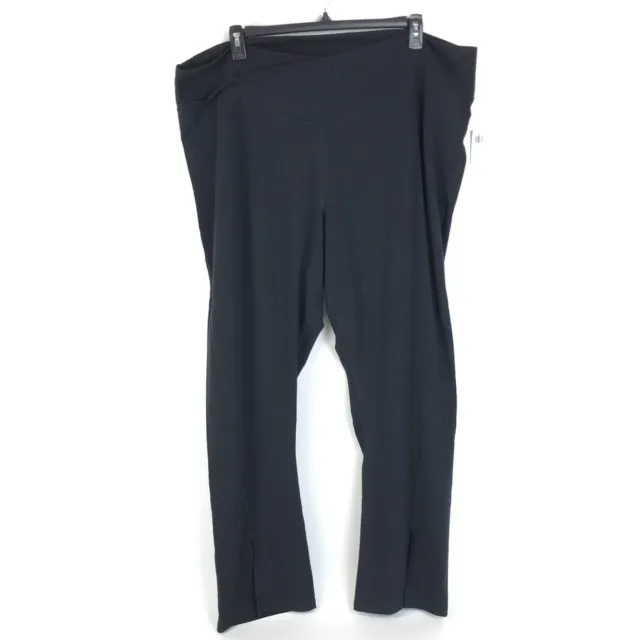 NEW Old Navy Active Extra High Rise PowerChill Flare Leg Pants Women’s 4X Black