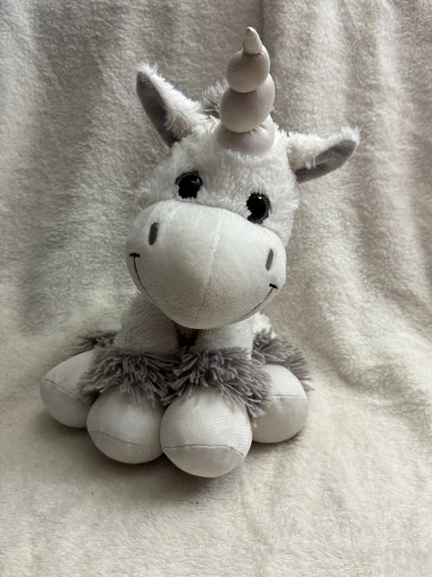 CAROUSEL TOYS WHITE grey unicorn soft toy plush tesco 8.95 PicClick UK
