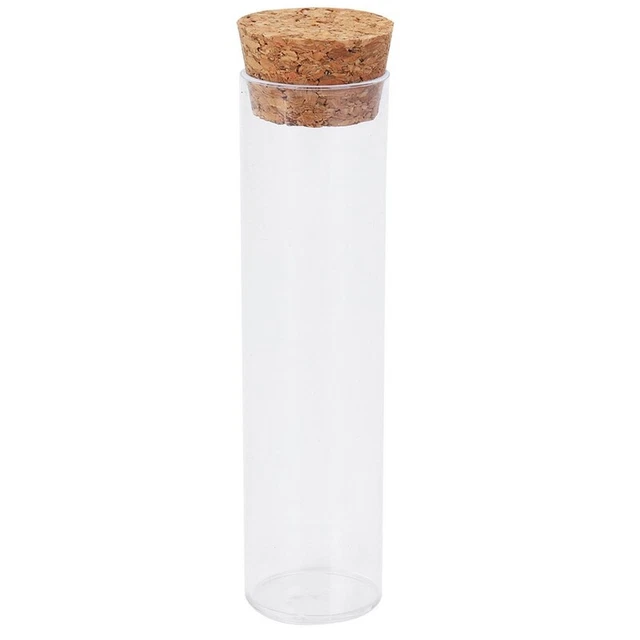 50PZ / Pack 25X95Mm ProvettaperTe' nel Plastica un Fondo Piatto Provettaper P9L2