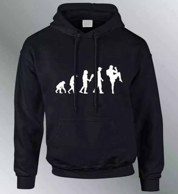 Felpa Cappuccio Uomo Evolution Boxe Thai Cappuccio Felpa Human