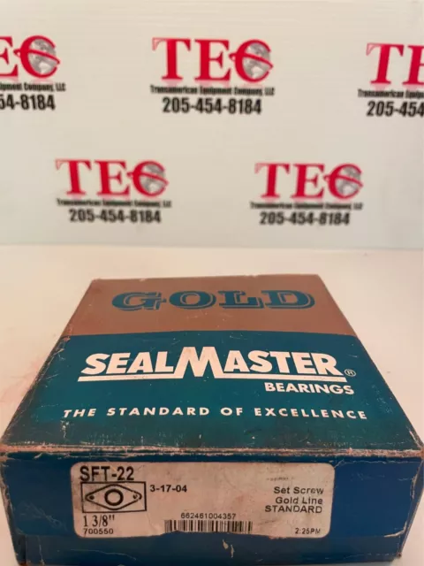 Seal Master Bearing SFT-22 1-3/8"