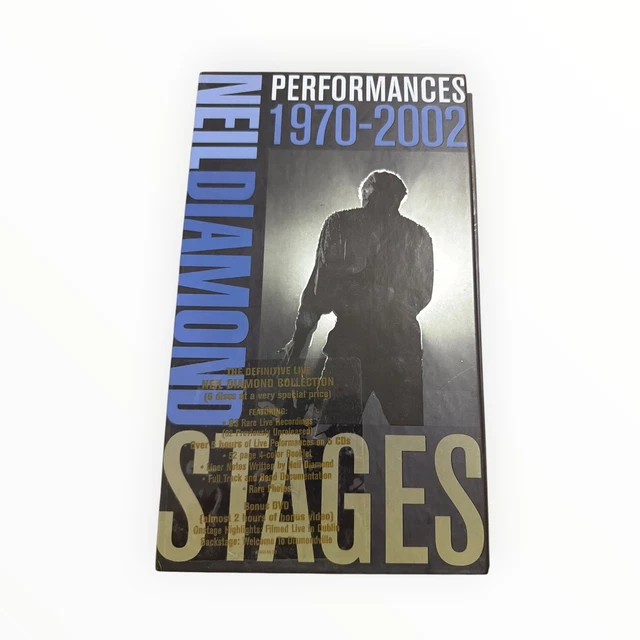 NEIL DIAMOND STAGES Performances 1970 - 2002 Six CD Box Set Vc10