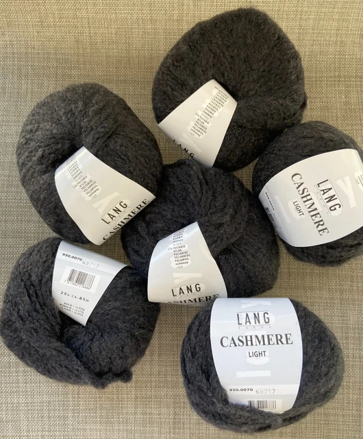 Snuggly Lang Light Cashmere Gray 6-Skein Set $105 Snuggly Lang Light Cashmere Gray 6-Skein Set $105