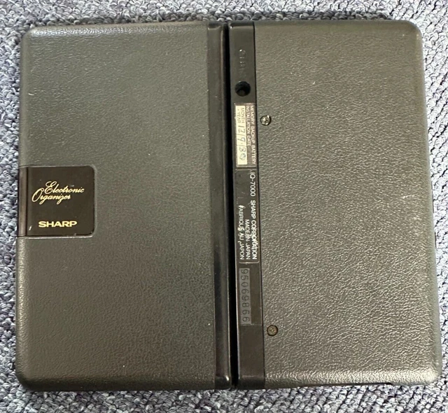 VINTAGE SHARP IQ7000 & IQ701A Electronic Organizer/Time Expense