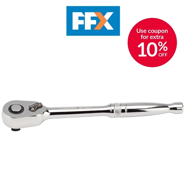 Draper 26506 3/8in Sq Dr 72 Tooth Reversible Ratchet