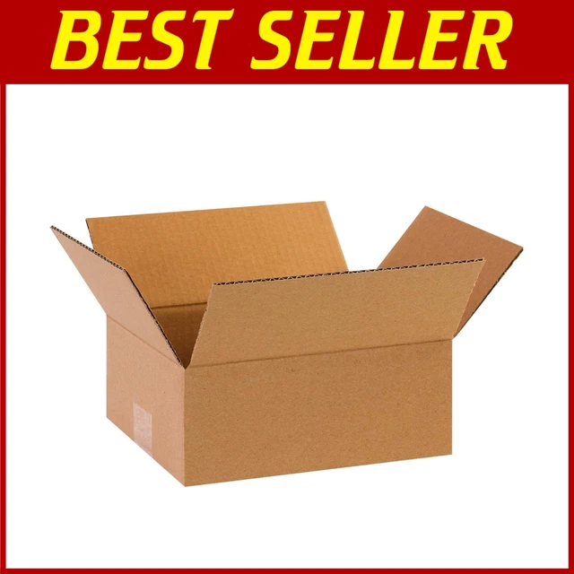 Secure Seal 11x8x6 Corrugated Cardboard Boxes – 50-Pack, 32 ECT, Made In USA