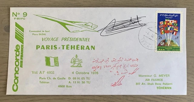 FFC Vol Présidentiel Concorde - Giscard D'Estaing La Réunion 1976 - Pièce Collector CO-FM001