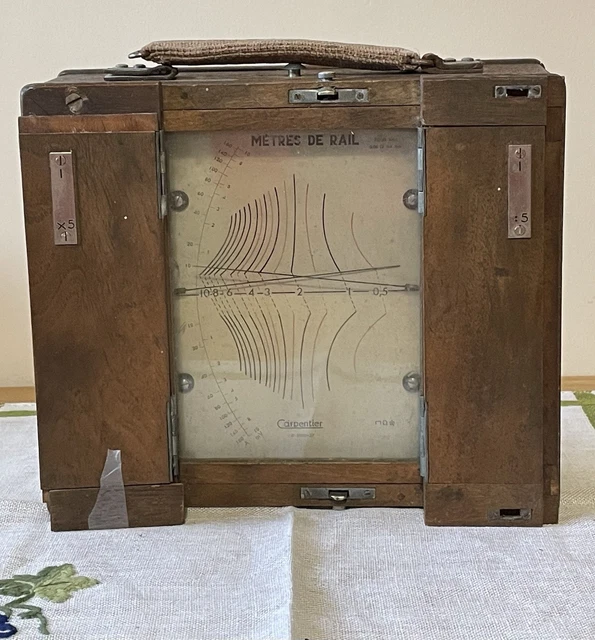 Ancien Pentomètre D'arpenteur H. Morin Paris - Instrument De Mesure Avec Boussole