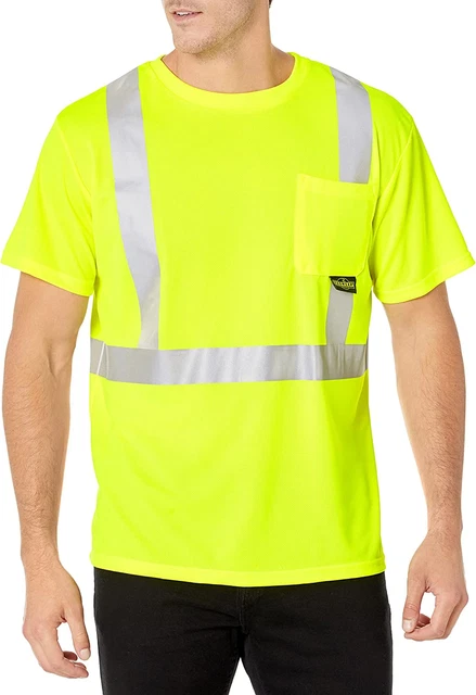 Hoodie Yellow High Visibility Safety Shirt with Reflective Stripes