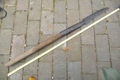 Scythette 1100mm Strong Carbon Steel Blade Long Grass Weed Remover 1.1m 