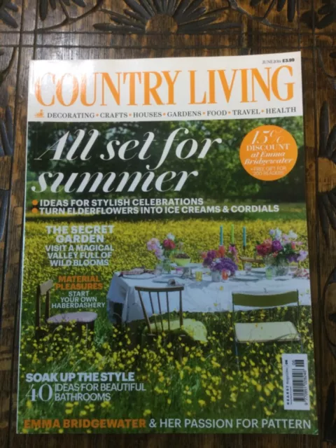 COUNTRY LIVING MAGAZINE June 2014 £2.00 - PicClick UK