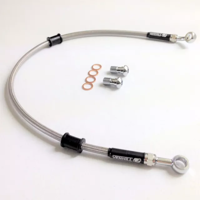 HONDA CBR900 FIREBLADE 1992-99 VENHILL s/steel braided brake lines hose REAR