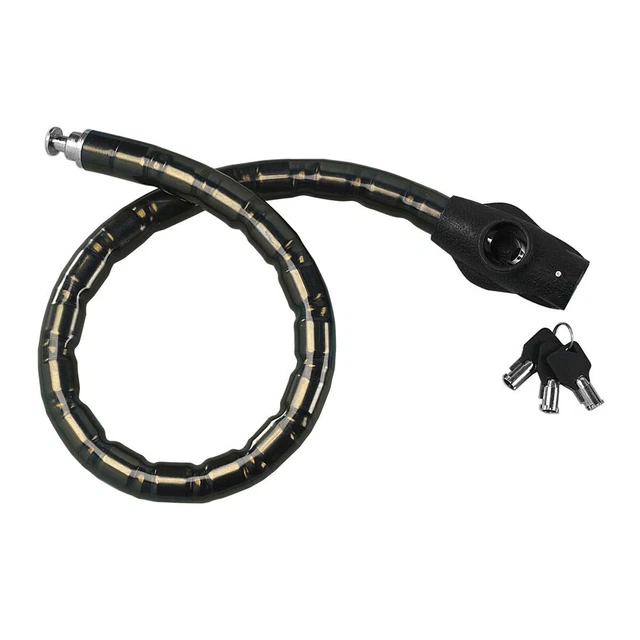 LAMPA Boa Câble Système Antivol D.24 MM en Acier Plastifié 80 CM