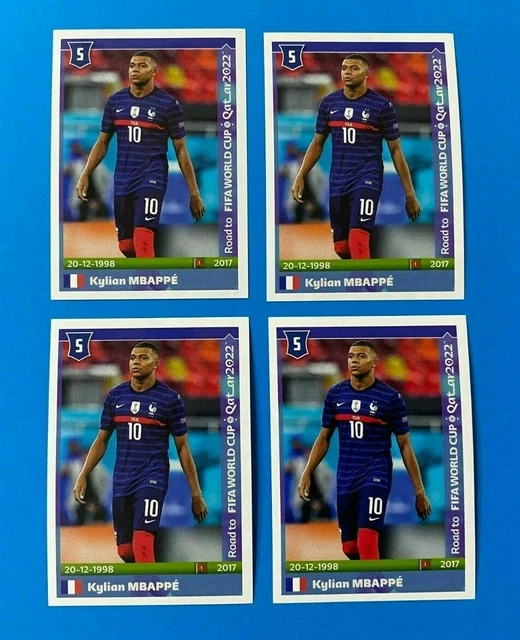 Figurine Panini EURO 2020 - Kylian Mbappé France FRA25 (Foil) - Occasion